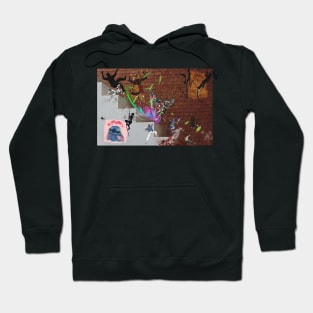 DEATH STAIR ART PRINTS Hoodie